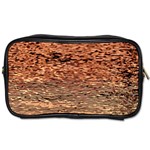 Orange  Waves Flow Series 1 Toiletries Bag (One Side) Front