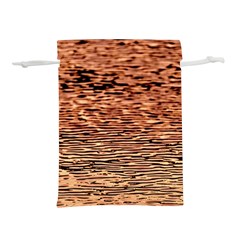 Orange  Waves Flow Series 1 Lightweight Drawstring Pouch (m) by DimitriosArt