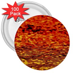 Red Waves Flow Series 2 3  Buttons (100 Pack)  by DimitriosArt