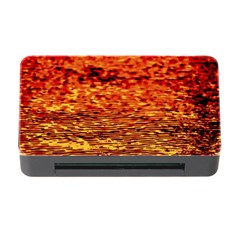 Red Waves Flow Series 2 Memory Card Reader With Cf by DimitriosArt