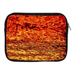 Red Waves Flow Series 2 Apple Ipad 2/3/4 Zipper Cases by DimitriosArt