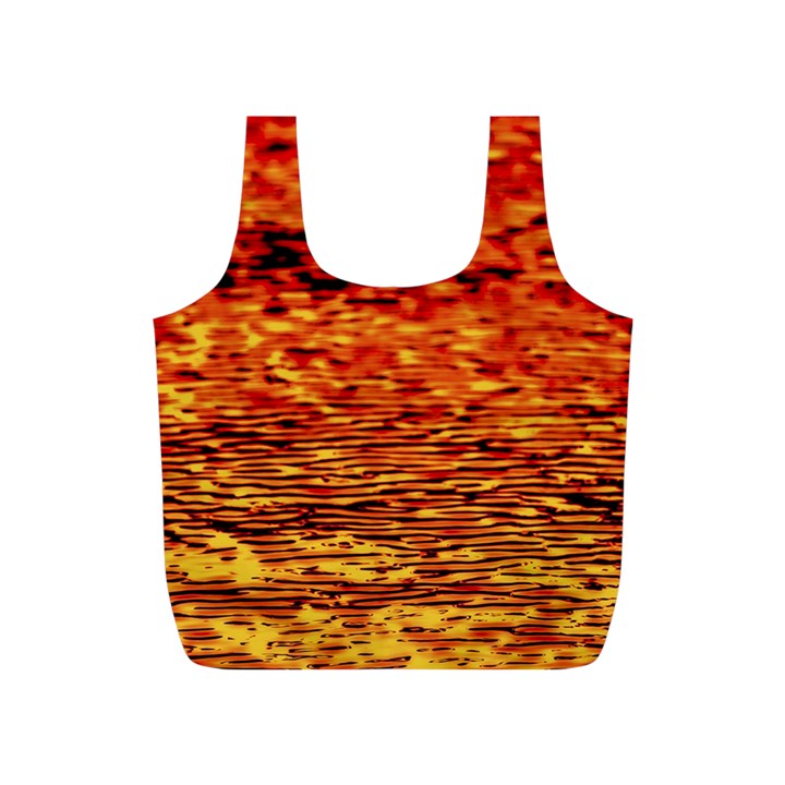 Red Waves Flow Series 2 Full Print Recycle Bag (S)