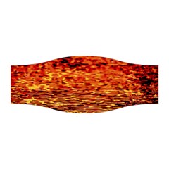 Red Waves Flow Series 2 Stretchable Headband by DimitriosArt