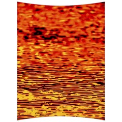 Red Waves Flow Series 2 Back Support Cushion by DimitriosArt