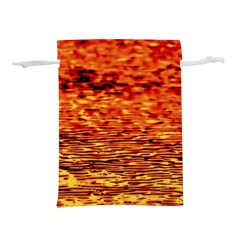 Red Waves Flow Series 2 Lightweight Drawstring Pouch (m) by DimitriosArt