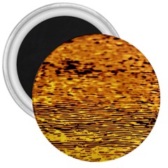 Gold Waves Flow Series 1 3  Magnets by DimitriosArt