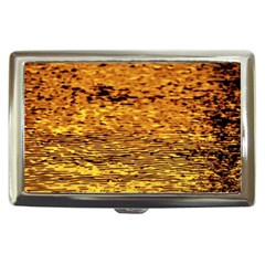 Gold Waves Flow Series 1 Cigarette Money Case by DimitriosArt