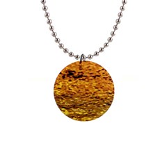 Gold Waves Flow Series 1 1  Button Necklace by DimitriosArt