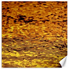 Gold Waves Flow Series 1 Canvas 16  X 16  by DimitriosArt