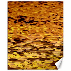 Gold Waves Flow Series 1 Canvas 16  X 20 