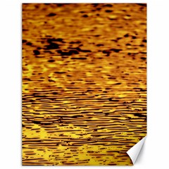 Gold Waves Flow Series 1 Canvas 18  X 24  by DimitriosArt