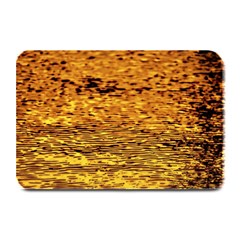 Gold Waves Flow Series 1 Plate Mats by DimitriosArt