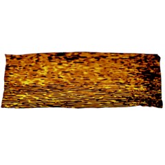 Gold Waves Flow Series 1 Body Pillow Case (dakimakura) by DimitriosArt