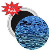 Blue Waves Flow Series 2 2 25  Magnets (100 Pack)  by DimitriosArt