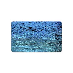 Blue Waves Flow Series 2 Magnet (name Card) by DimitriosArt