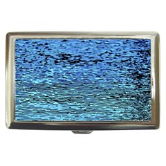 Blue Waves Flow Series 2 Cigarette Money Case by DimitriosArt