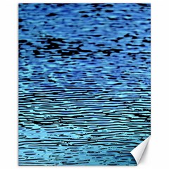 Blue Waves Flow Series 2 Canvas 11  X 14  by DimitriosArt