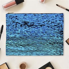 Blue Waves Flow Series 2 Cosmetic Bag (xl) by DimitriosArt