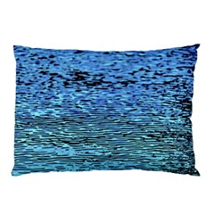 Blue Waves Flow Series 2 Pillow Case (two Sides)