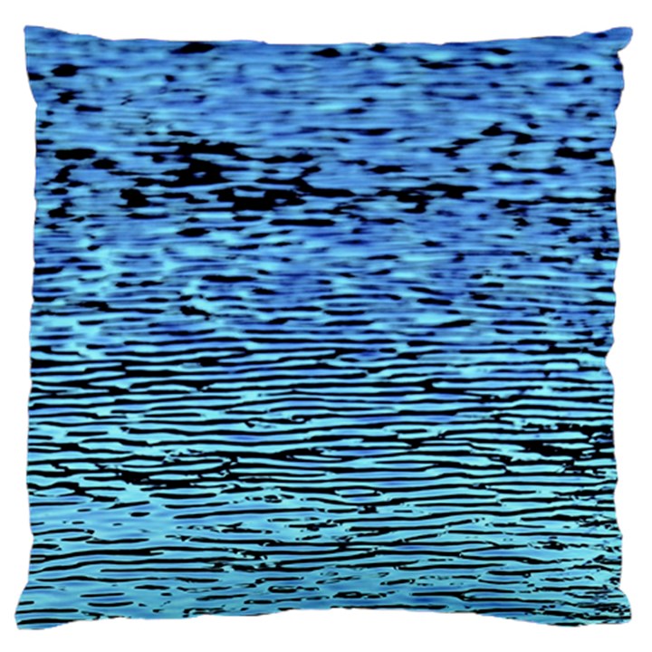 Blue Waves Flow Series 2 Large Cushion Case (Two Sides)