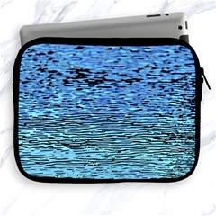 Blue Waves Flow Series 2 Apple Ipad 2/3/4 Zipper Cases by DimitriosArt