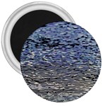 Silver Waves Flow Series 1 3  Magnets Front