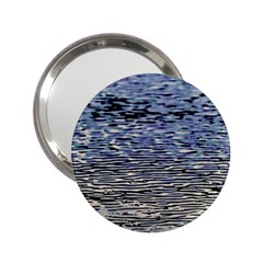 Silver Waves Flow Series 1 2 25  Handbag Mirrors by DimitriosArt