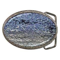 Silver Waves Flow Series 1 Belt Buckles by DimitriosArt