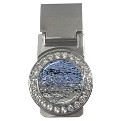 Silver Waves Flow Series 1 Money Clips (cz)  by DimitriosArt