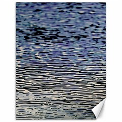 Silver Waves Flow Series 1 Canvas 12  X 16  by DimitriosArt