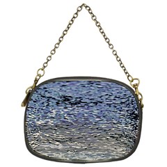 Silver Waves Flow Series 1 Chain Purse (two Sides) by DimitriosArt