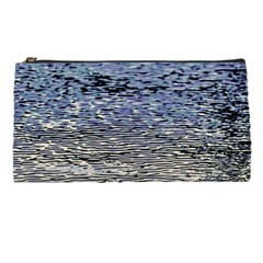 Silver Waves Flow Series 1 Pencil Case by DimitriosArt