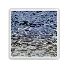 Silver Waves Flow Series 1 Memory Card Reader (square) by DimitriosArt