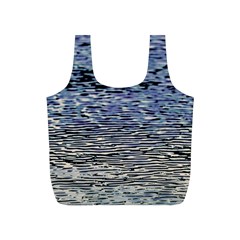 Silver Waves Flow Series 1 Full Print Recycle Bag (s) by DimitriosArt