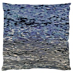 Silver Waves Flow Series 1 Standard Flano Cushion Case (one Side) by DimitriosArt