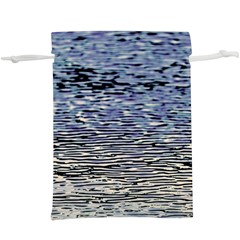 Silver Waves Flow Series 1  Lightweight Drawstring Pouch (xl) by DimitriosArt