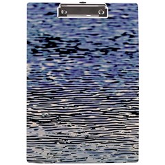 Silver Waves Flow Series 1 A4 Clipboard by DimitriosArt