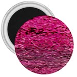 Pink  Waves Flow Series 1 3  Magnets Front