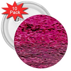 Pink  Waves Flow Series 1 3  Buttons (10 Pack)  by DimitriosArt