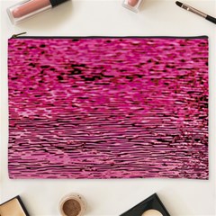 Pink  Waves Flow Series 1 Cosmetic Bag (xxxl) by DimitriosArt