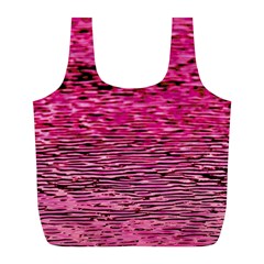 Pink  Waves Flow Series 1 Full Print Recycle Bag (l)