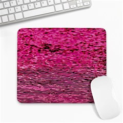 Pink  Waves Flow Series 1 Large Mousepads by DimitriosArt