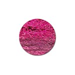 Pink  Waves Flow Series 1 Golf Ball Marker Front