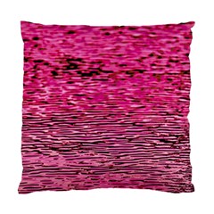 Pink  Waves Flow Series 1 Standard Cushion Case (two Sides) by DimitriosArt