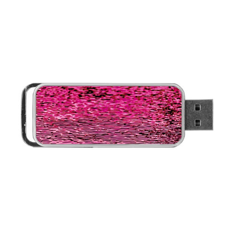 Pink  Waves Flow Series 1 Portable USB Flash (Two Sides)