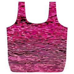 Pink  Waves Flow Series 1 Full Print Recycle Bag (xxxl) by DimitriosArt