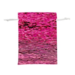 Pink  Waves Flow Series 1 Lightweight Drawstring Pouch (s) by DimitriosArt