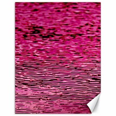 Pink  Waves Flow Series 1 Canvas 18  X 24  by DimitriosArt