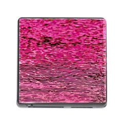 Pink  Waves Flow Series 1 Memory Card Reader (square 5 Slot) by DimitriosArt