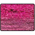 Pink  Waves Flow Series 1 Fleece Blanket (Medium)  60 x50  Blanket Front